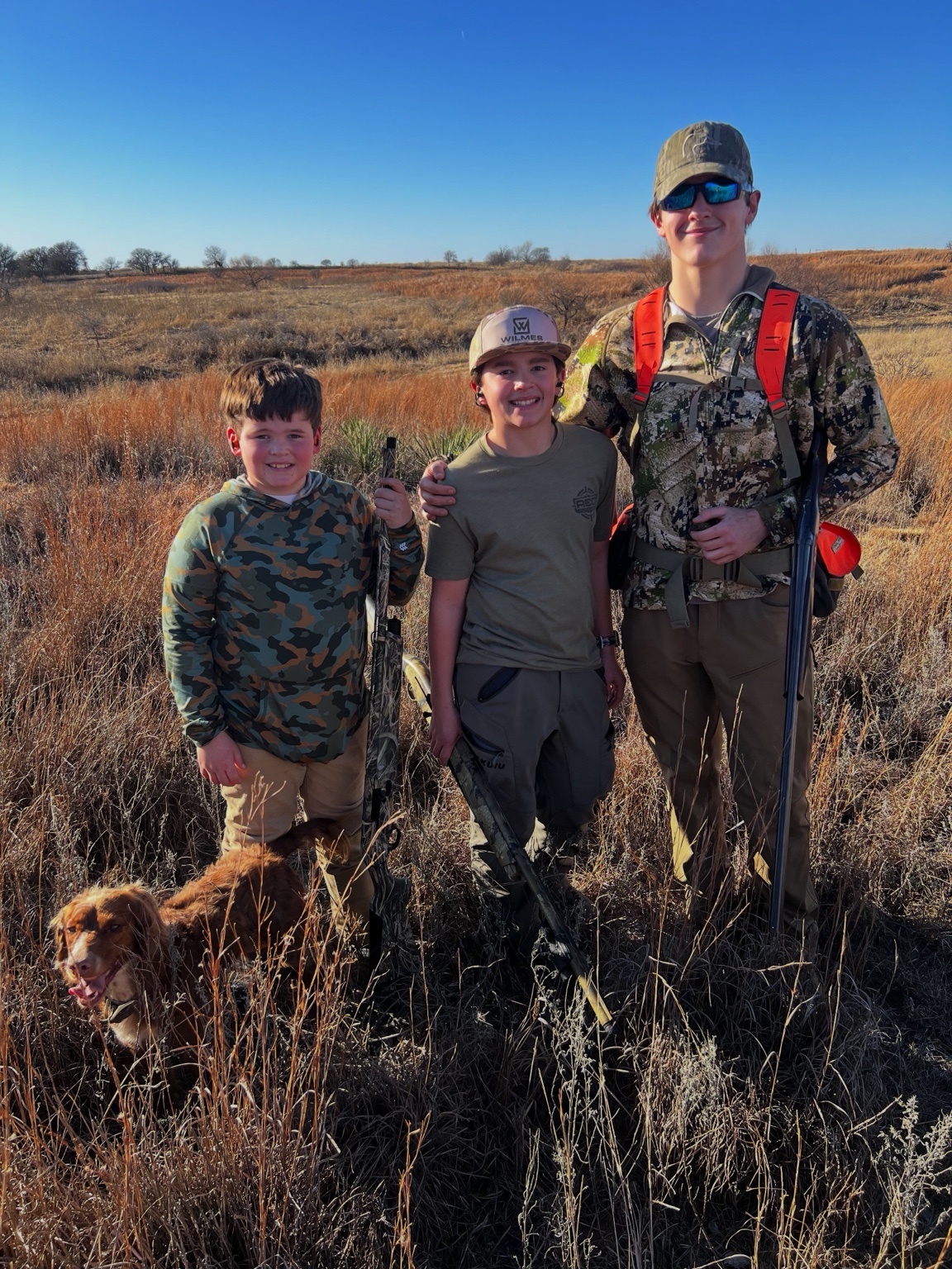 Next Generation - Young hunters with a seasoned bird dog